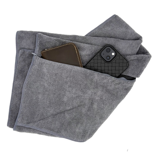 MaxDry Gym Towel – Gym Towel with Secure Zipper