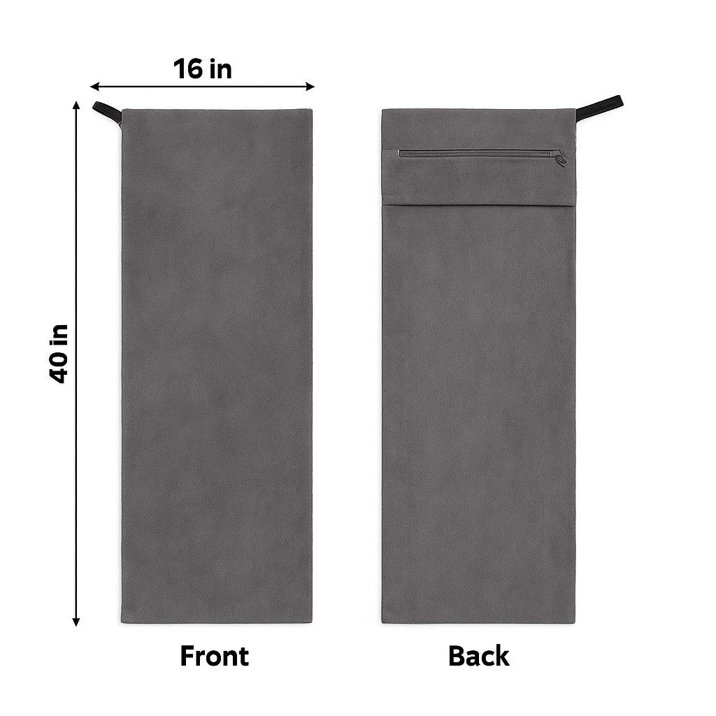 MaxDry Gym Towel – Gym Towel with Secure Zipper