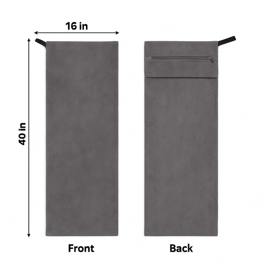 MaxDry Gym Towel – Gym Towel with Secure Zipper